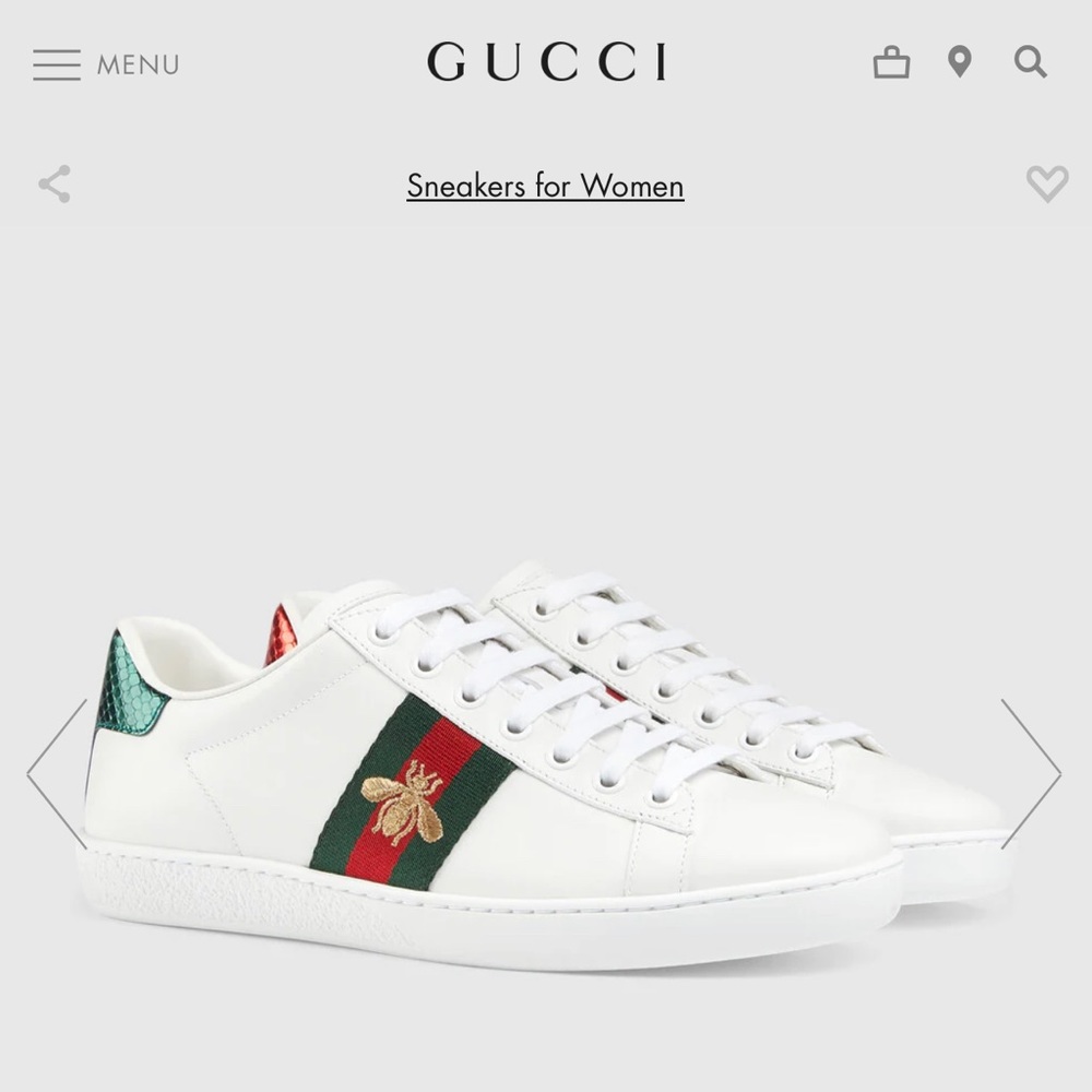 Gucci Ace Sneaker with Bee